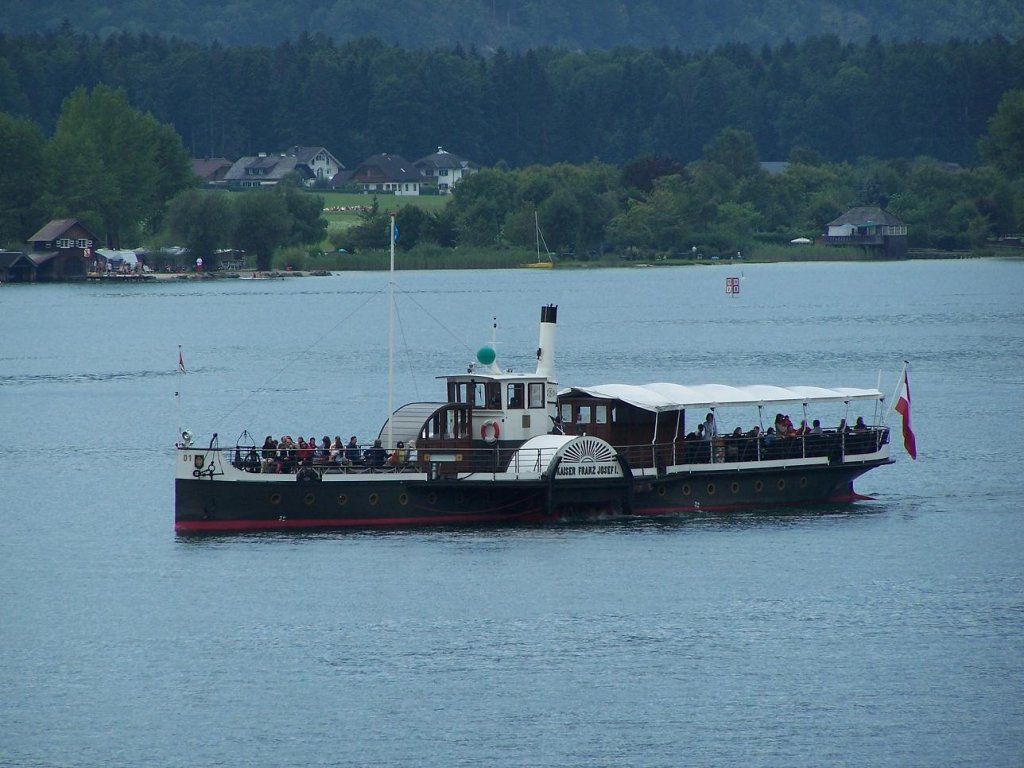 Dampfschiff Franz-Josef I auf dem Wolfgangsee am 08/08/10.
