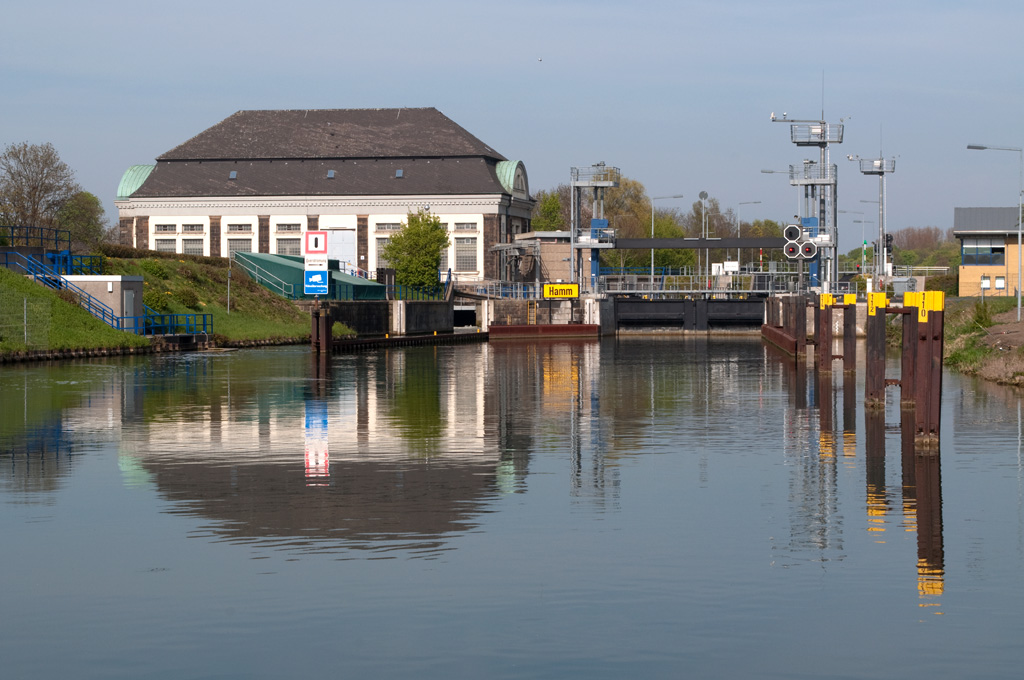Dattel-Hamm-Kanal - Schleuse Hamm-Mitte  