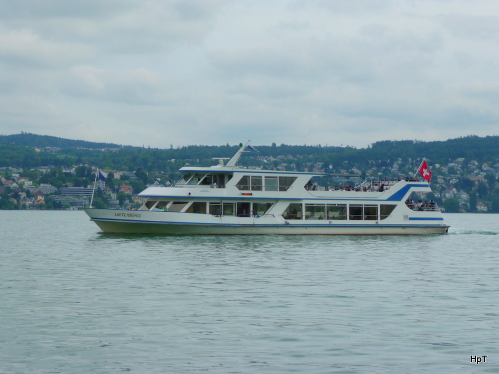 MS UETLIBERG unterwegs auf dem Zrchersee am 14.08.2010