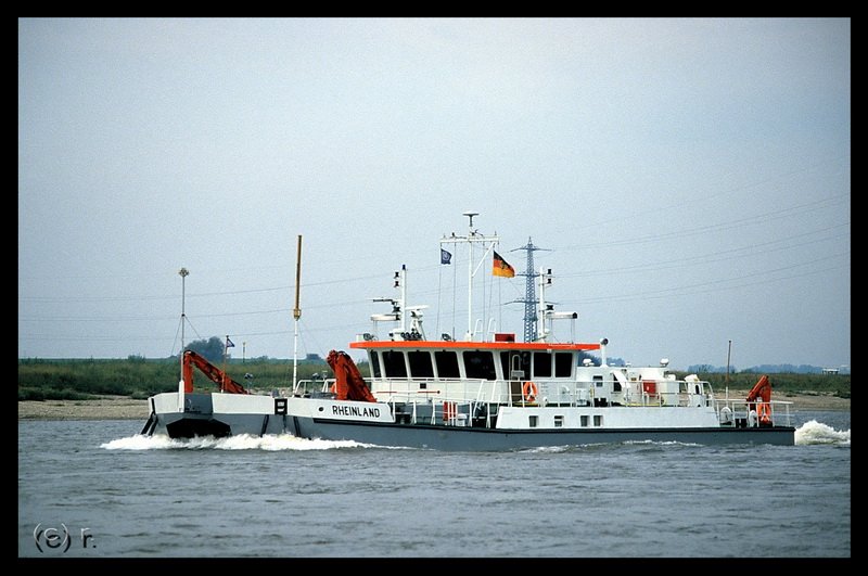 Peil- und Vermessungsschiff  Rheinland  vom WSA Dbg.- Rhein