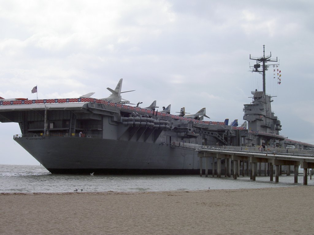 USS Lexington, Heckansicht (18.03.2007)
