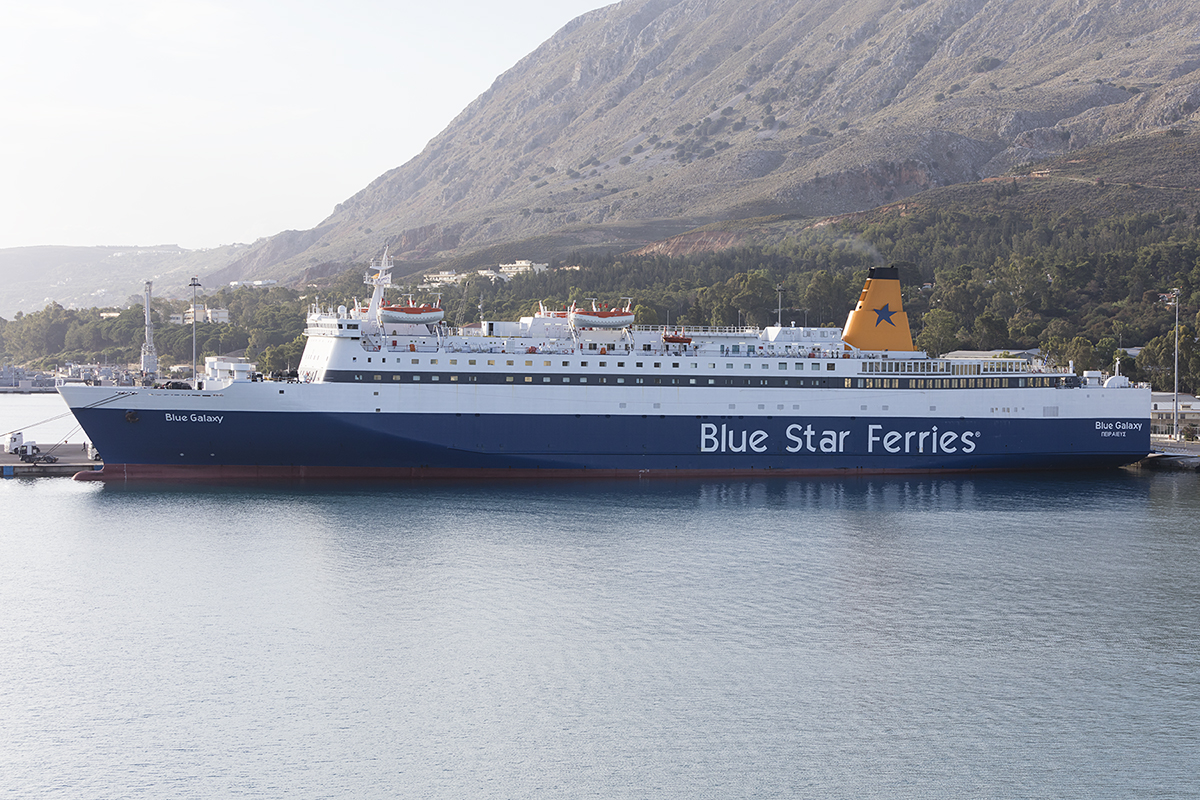 29.05.2018, Chania, Blue Star Ferries, Blue Galaxy, IMO 9035876