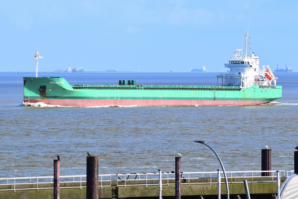 ARKLOW BAY , General Cargo , IMO 9638771 , Baujahr 2014 , 119.49 x 14.99 m , Cuxhaven , 19.03.2020