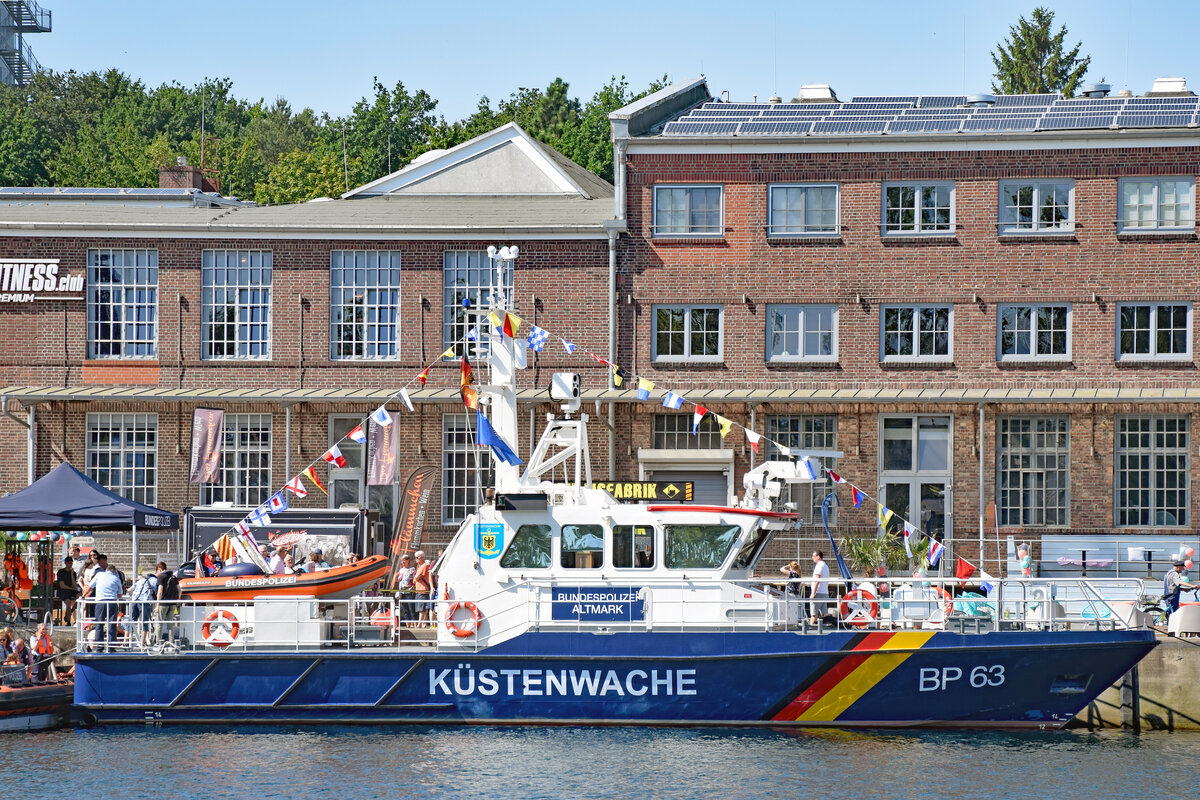 Bundespolizei-Boot BP 63 ALTMARK am 15.07.2023 in Neustadt / Holstein (Tag der Küstenwache)