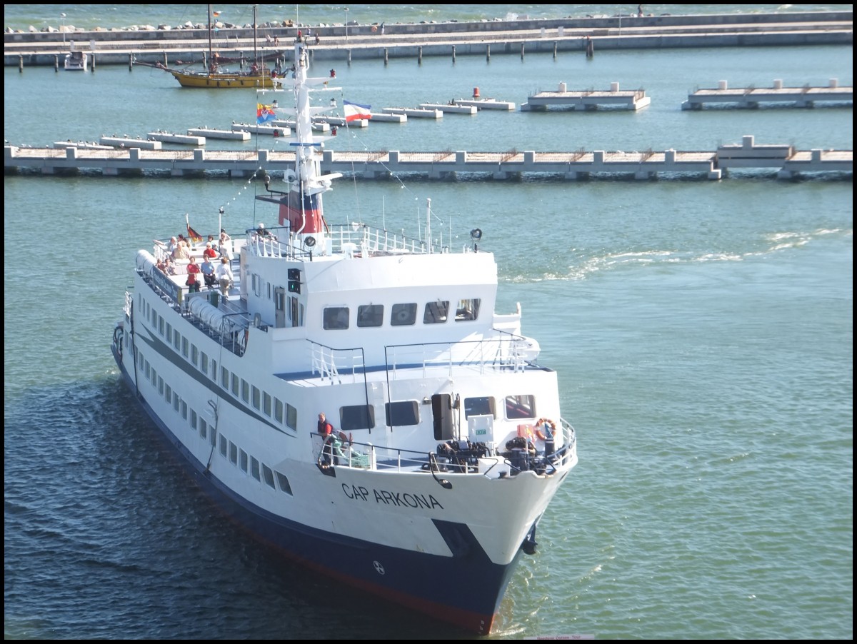  Cap Arkona  im Sassnitzer Hafen am 07.09.2013