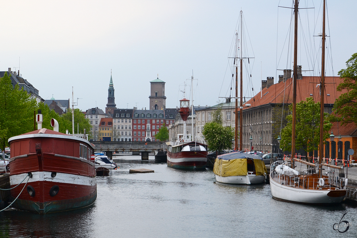 Der Frederiksholm Kanal von Kopenhagen (Mai 2012)