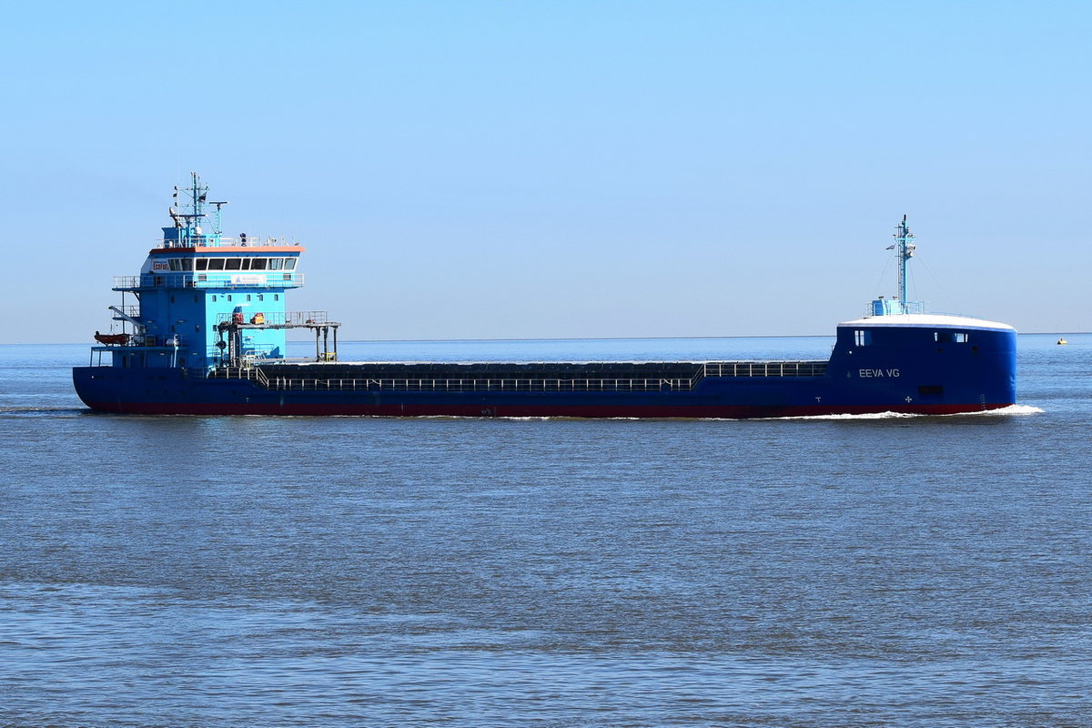 Eeva VG , General Cargo , IMO 9769104 , Baujahr 2016 , 103 × 13.6m , 15.05.2019 , Cuxhaven