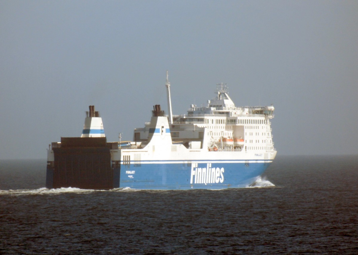 Fährschiff Finnlady der Reederei Finnlines am 08.03.14 auf der Ostsee