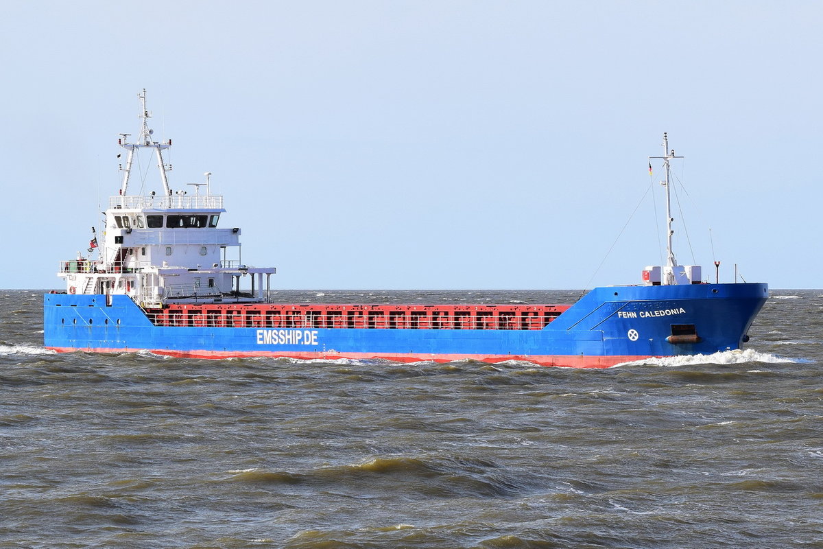 Fehn Caledonia , General Cargo , IMO 9557367 , Baujahr 2013 , 87.91 × 11.41m , 14.05.2019 , Cuxhaven