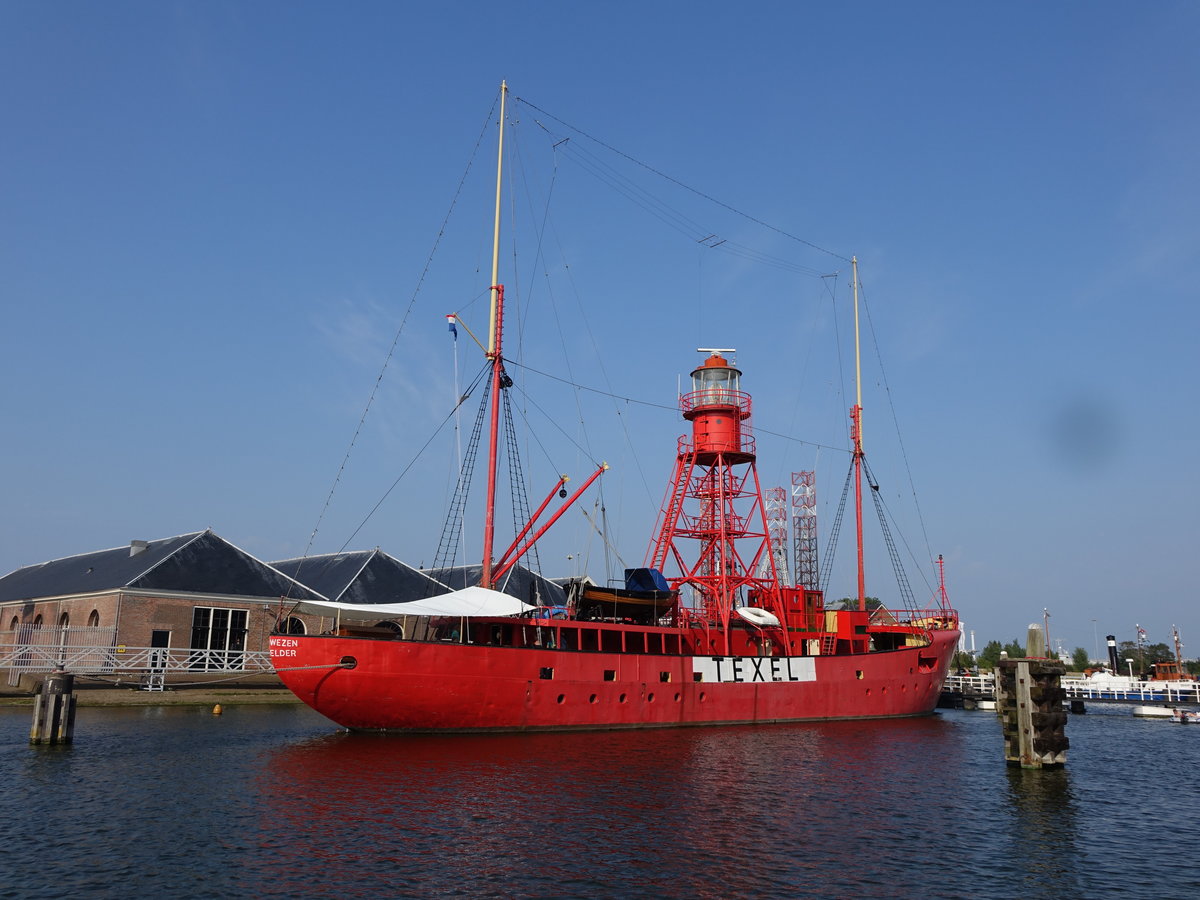 Feuerschiff Texel im Marinemuseum Den Helder (27.08.2016)