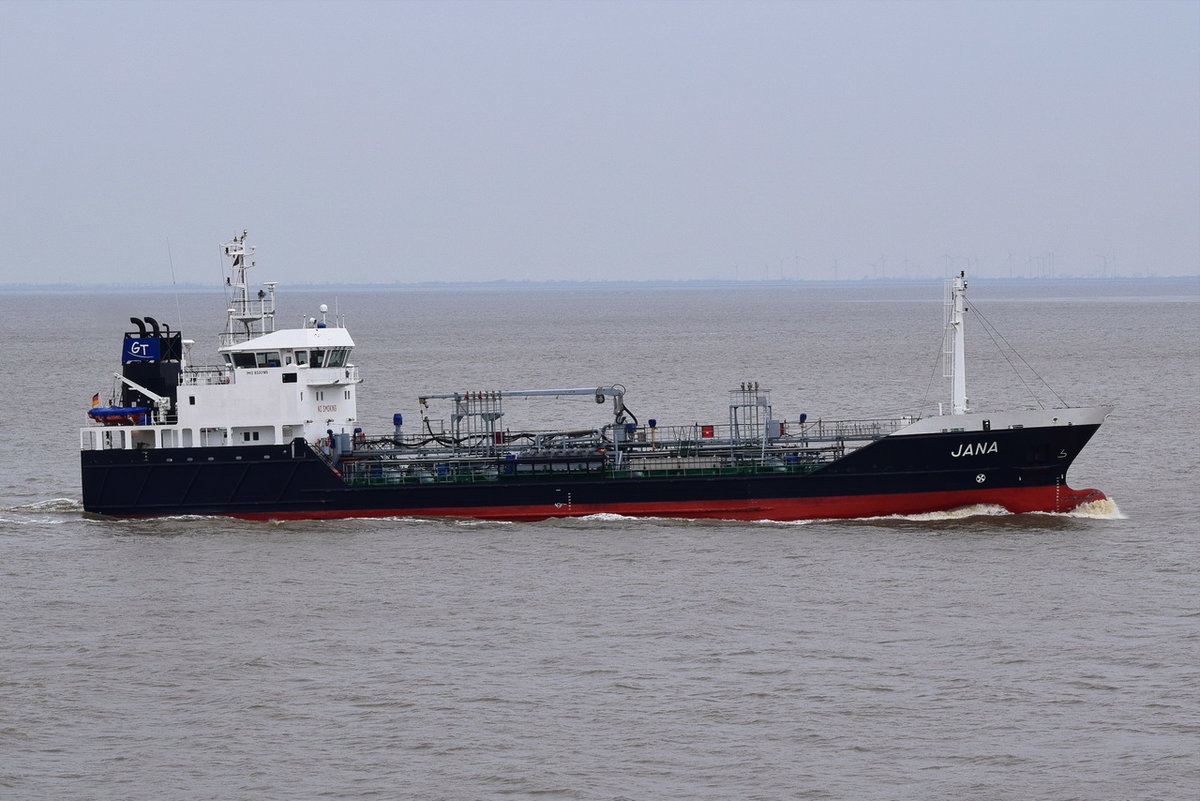 JANA , Tanker , IMO 9330185 , Baujahr 2005 , 69.34 x 11.7 m , 17.03.2020 , Cuxhaven