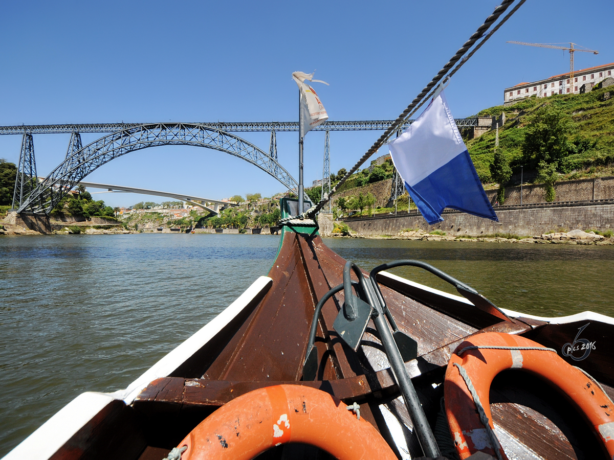 Mit dem Ausflugsboot unterwegs auf dem Rio Douro (Porto, September 2013)