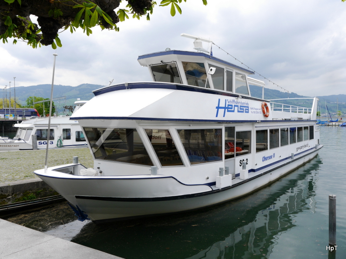 MS Obersee II in Rapperswil am 25.04.2015