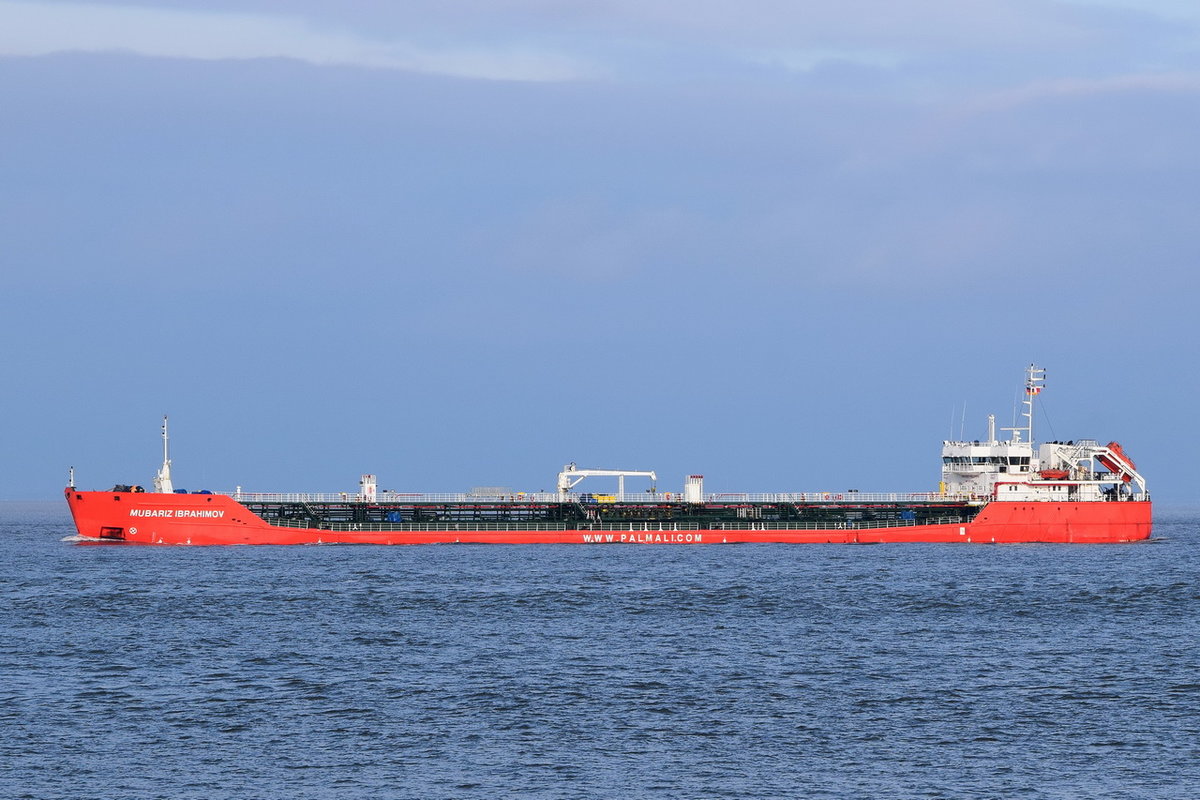 MUBARIZ IBRAHIMOV , Tanker , IMO 9575292 , Baujahr 2011 , 139.95 × 16.83m , 29.03.2018 Cuxhaven Alte Liebe