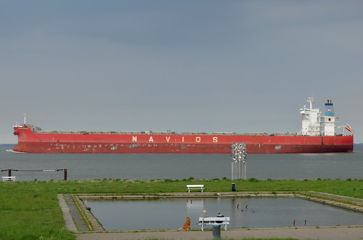 NAVIOS POLLUX , Bulk Carrier , IMO 9460033 , Baujahr 2009 , 292 × 45m , 20.05.2017 Cuxhaven 