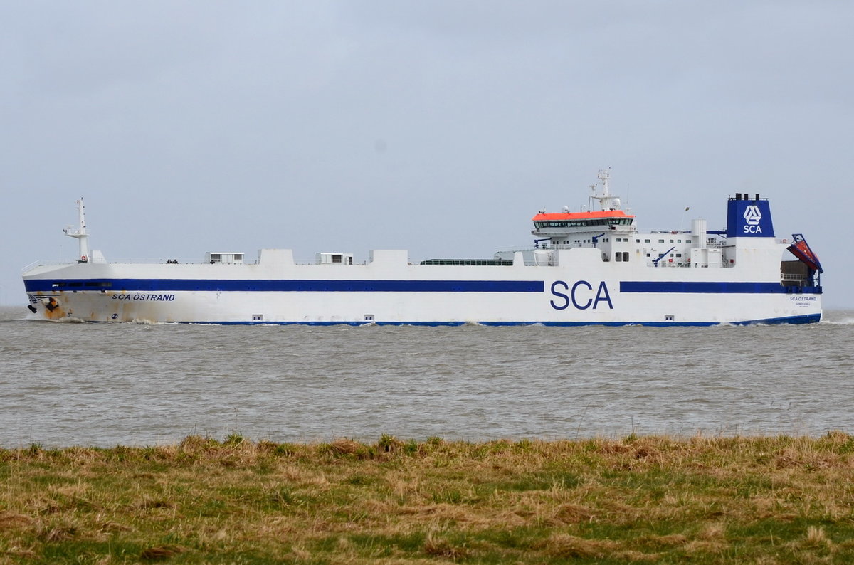 SCA ÖSTRAND , Ro-Ro Cargo , IMO 9087362 , Baujahr 1996 , 170 × 24m , 17.03.2017 Cuxhaven