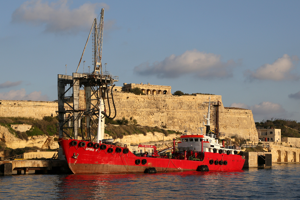 Tanker Spiro F, Valletta, Malta, 28.12.2015