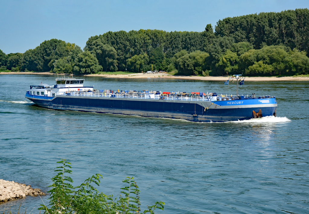 TMS  Mercury  auf dem Rhein bei Hersel - 31.08.2016
