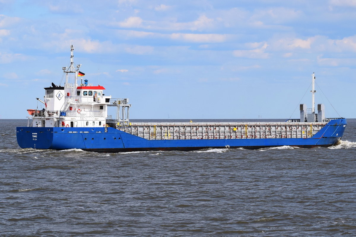 Tomke , General Cargo , IMO 9197806 , Baujahr 2000 , 82.5 × 12.4m , 14.05.2019 , Cuxhaven
