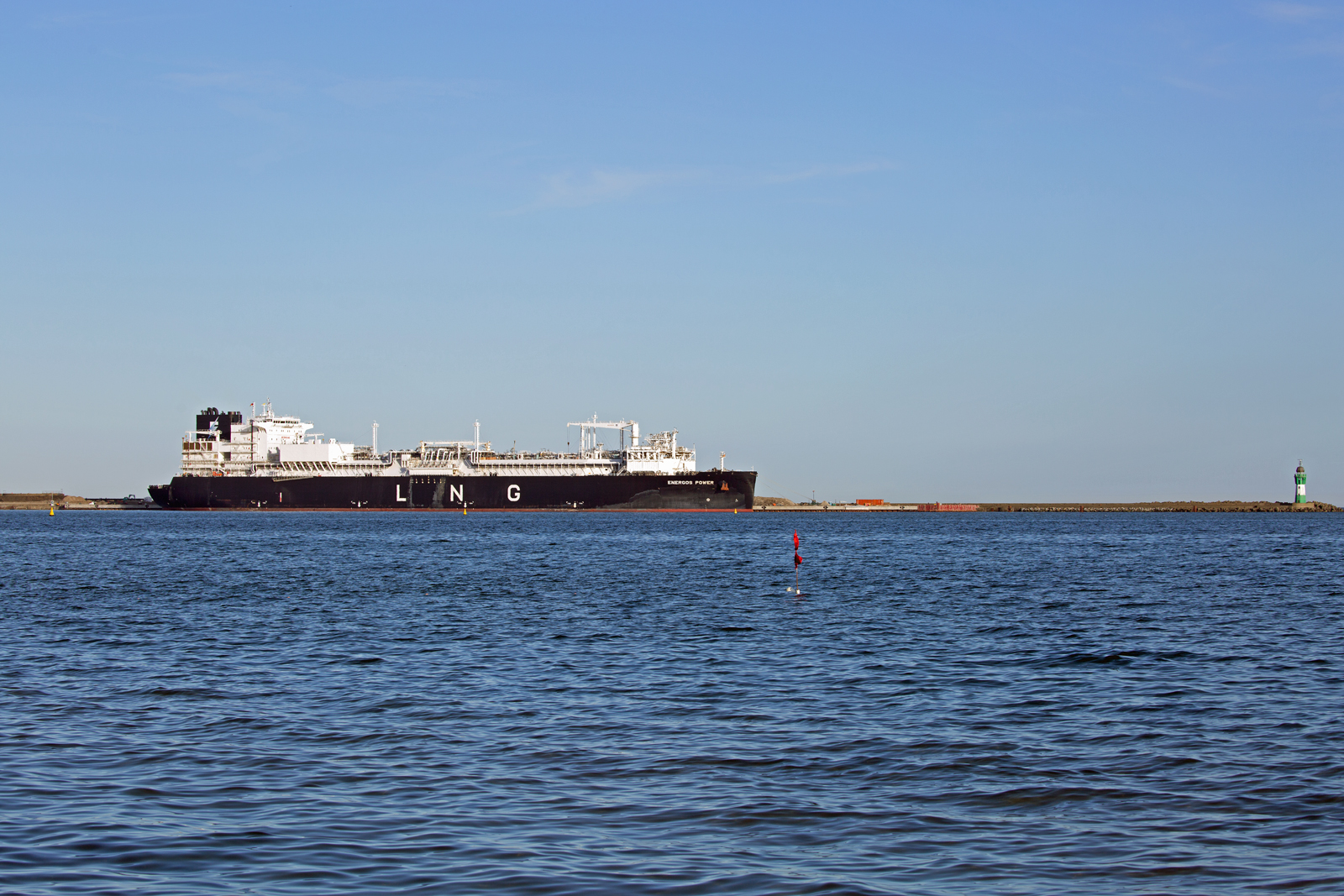 
LNG-Tanker ENERGOS POWER (IMO 9861809) im Mukraner Hafen. - 24.02.2024





