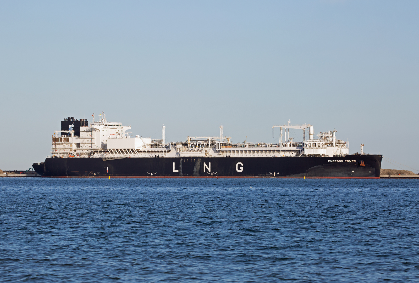 
LNG-Tanker ENERGOS POWER (IMO 9861809) im Mukraner Hafen. - 24.02.2024




