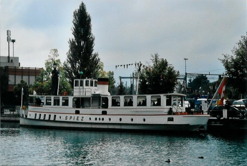 Auf Ende 2008 wird der ehemalige Schraubendampfer  Spiez  aus dem Verkehr gezogen. Am 21. September 2008 fanden die letzten offiziellen Fahrten auf dem Thunersee statt.