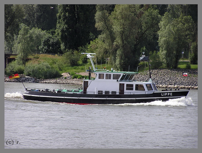 Bereisungsboot  Lippe  vom WSA Dbg.-Rhein.