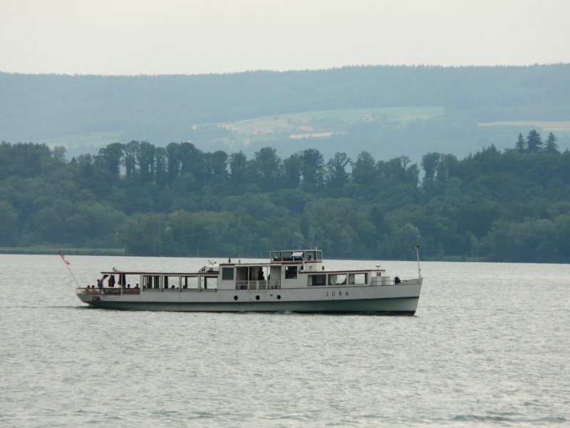 Bielersee - MS Jura unterwegs auf dem Bielersee am 04.07.2009