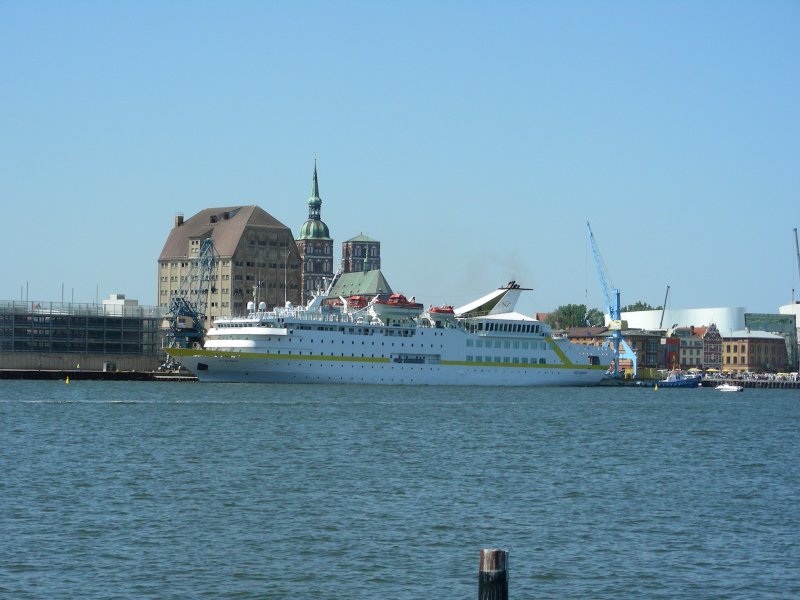 die  VISTAMAR  im Stralsunder Stadthafen am 02.07.08