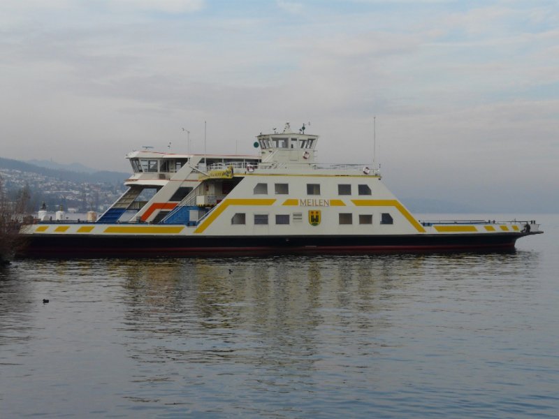 Z�richsee - Autof�hre MS MEILEN auf dem Z�rchersee in Horgen