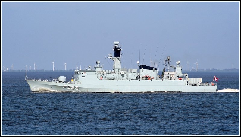 HDMS OLFERT FISCHER F 355 der d�nischen Marine am 03.05.2008
