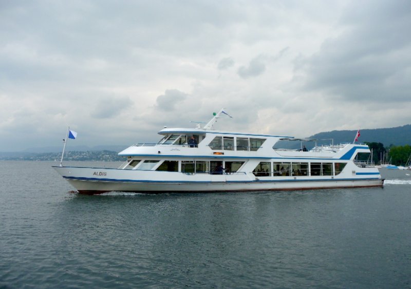 MS Albis unterwegs auf dem Zrchersee am 15.09.2008