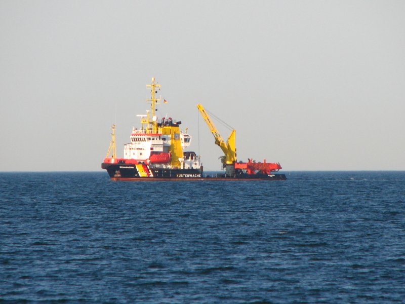 Die SCHARH�RN vom WSA L�beck in der Eckernf�rder Bucht am