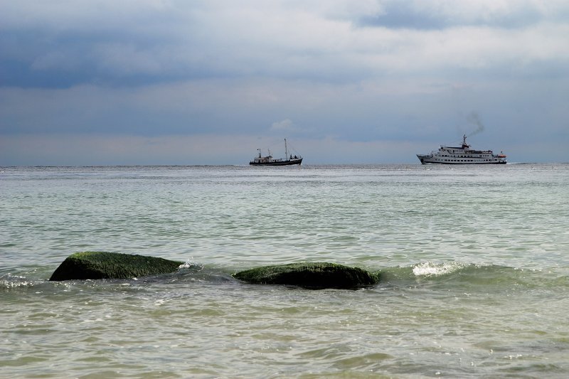 Schiffsbegegnung vor der Insel Rgen (03.08.2008)