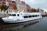 Fahrgastschiff  Altefhr  am 13.10.13 in Stralsund