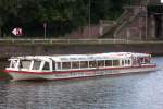 MS Holstentor der Quandt-Linie in Lbeck auf Rundfahrttour durch den Klughafen...
Aufgenommen: 11.9.2011