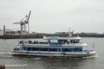 OLYMPIC STAR   (ENI 04802280) am 29.4.2012, Hamburg, Hhe Hafencity (Cruise Center)  Binnenfahrgastschiff / La 34,26 m, B 10,27 m, Tg 1,5 m / 1 Diesel 348 kW, 1 Schottel SRP 200 / 250 Pass.