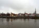 ELK, Lbeck-Klughafen, GMS ATHENA ENI 08451042, aus Decin liegt im Klughafen auf Warteposition zur Weiterfahrt in die Trave... Aufgenommen: 19.01.2012