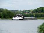 MS Cazador , 02327536 , hat am 03.05.2012 die Schleuse Bad Abbach zu Berg passiert und fhrt im Schleusenkanal Ri.
