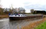 GMS EINIGKEIT ENI 04010060, im Elbe Lbeck Kanal mit Kurs Lauenburg / Elbe unterwegs...  Aufgenommen: 13.4.2012