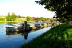 GMS MICHAEL ENI 02212902, kam durch den Elbe Lbeck Kanal in den Klughafen / Lbeck...    Aufgenommen: 23.7.2012