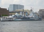 Am 16.Mai 2016 steht hier das ehemalige Kriegsschiff  Belfast  in London, dort kann es von Besuchern bestichtigt werden.