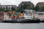 Stndiger Gast  beim Dampfrundum in Flensburg ist der Dampfeisbrecher Stettin aus Hamburg. Aufnahme vom 12.07.2009