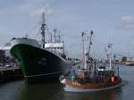 ABh2 erreicht mit Fangfrischer Ware den Hafenbereich von Bremerhaven;;090826
