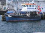 Schon etwas betagt ist der Fischkutter GOH-19 der,am 18.April 2013,im Sassnitzer Hafen lag.
