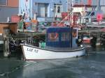 Das Fischerboot LIZ-12 ist eigentlich in Lietzow Zuhause.Am 16.Mrz 2013 traf ich das Boot im Sassnitzer Hafen.
