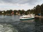 Stockholm-MS  Silver  auf dem kanal zwischen Vaxholm und Rind.