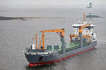 TIMBER NAVIGATOR, General Cargo Ship, IMO 9532824, am 14.02.2024 in der Kieler Förde
