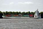 ContSchiff/Unifeeder  Ida Rambow  mit 11.662 BRT auf der Elbe bei Altona - 13.07.2013