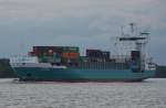 LARISSA, Container-Feederschiff, Heimathafen Limassol, IMO: 9246566, am 05.06.2014 in Wedel. Baujahr: 2004, TEU: 868, L; 134,44m, B; 22,75m, 